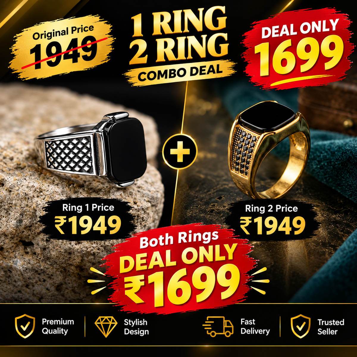 original 2 high quality Rings deal