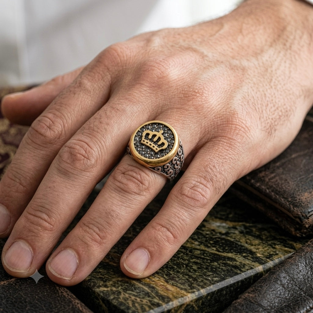 Crown Stone Ring High Quality💍