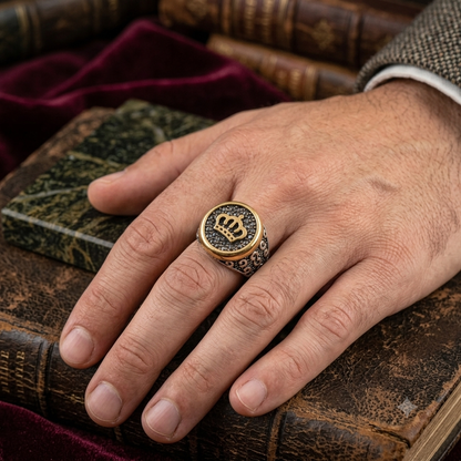 Crown Stone Ring High Quality💍