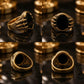 Gold Onyx Signet Ring