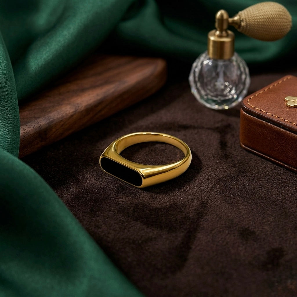 SBG Onyx Signet Ring