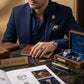 Two-Tone Filigree Men's Ring