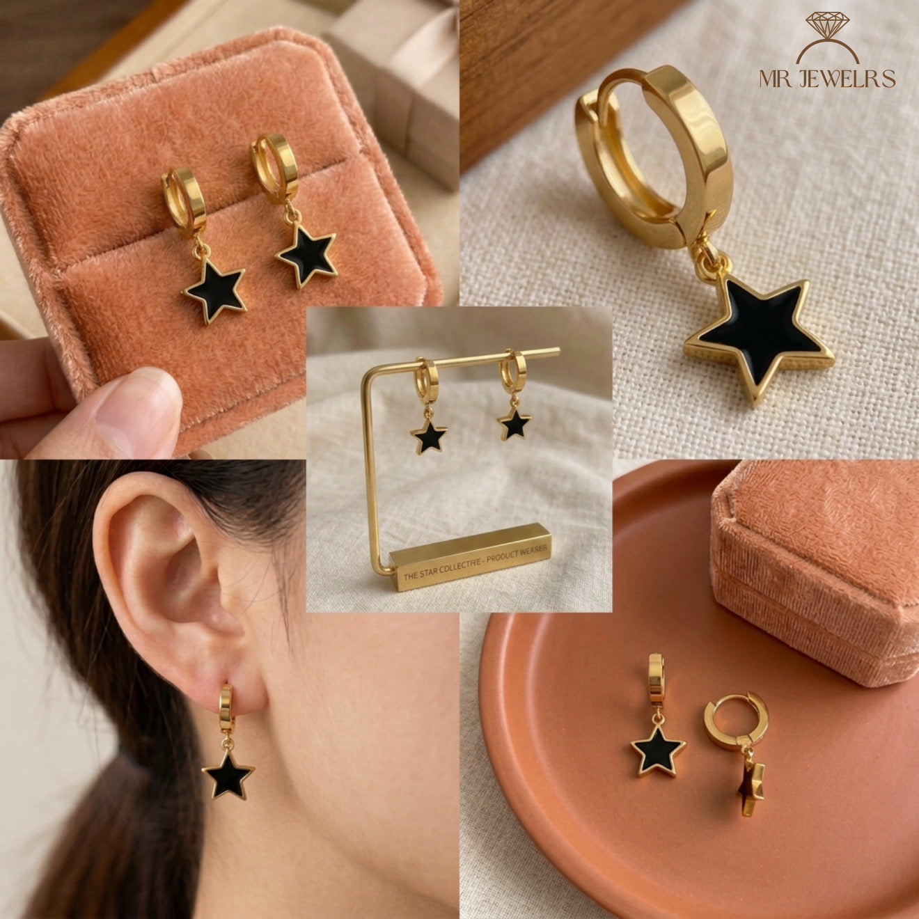 Olet Star Earrings