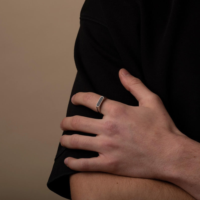 SBG Onyx Signet Ring