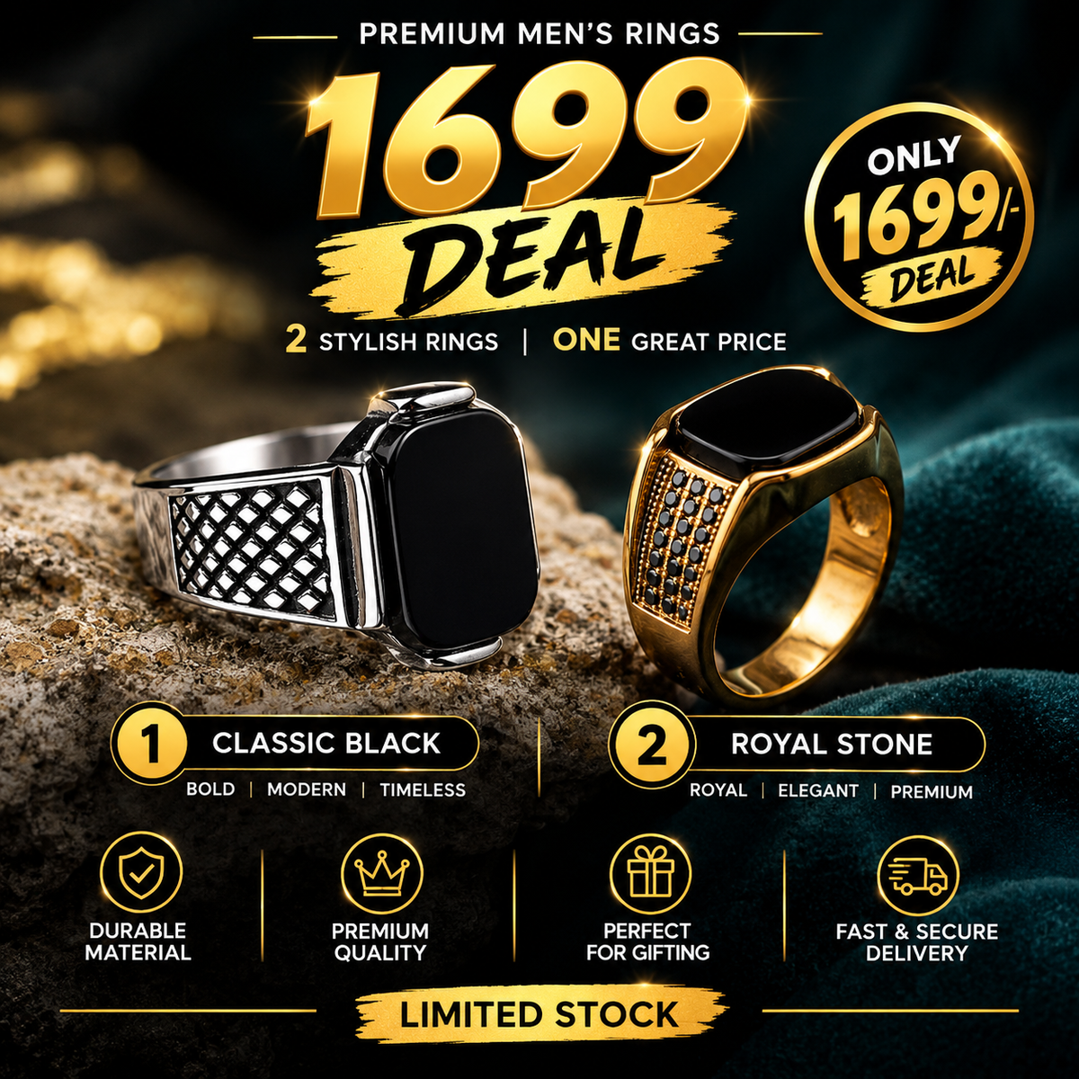 original 2 high quality Rings deal